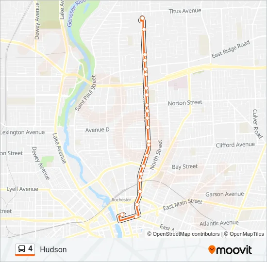4 Bus Line Map