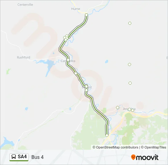 SA4 Bus Line Map