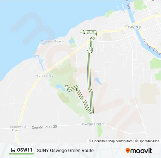 OSW11 Bus Line Map
