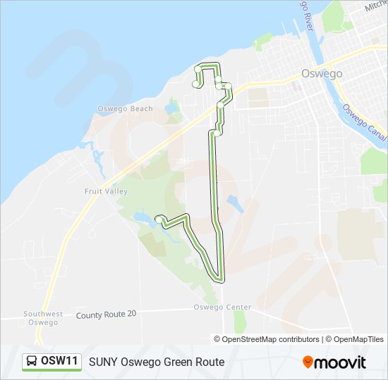 OSW11 bus Line Map