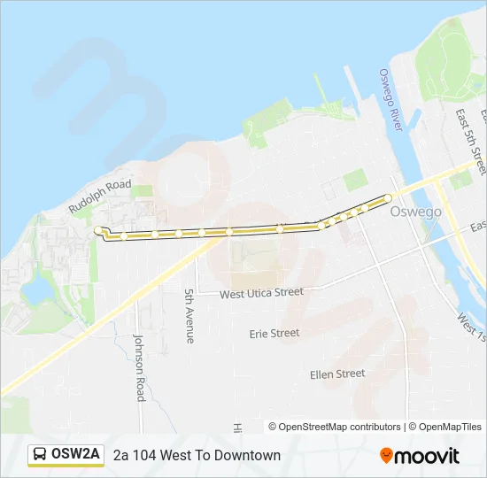 OSW2A Bus Line Map