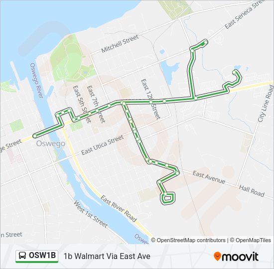 OSW1B Bus Line Map