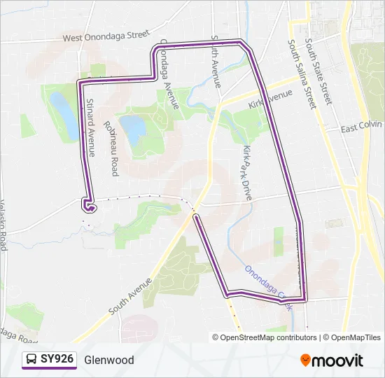 SY926 Bus Line Map