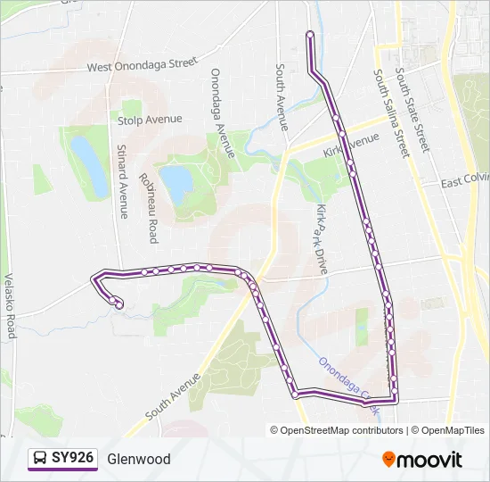 SY926 Bus Line Map