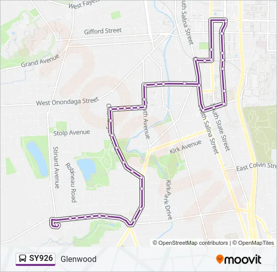 SY926 Bus Line Map