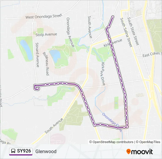 SY926 Bus Line Map