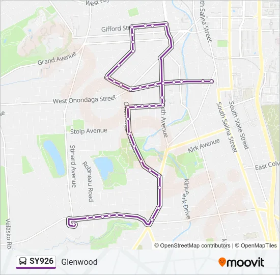 SY926 Bus Line Map