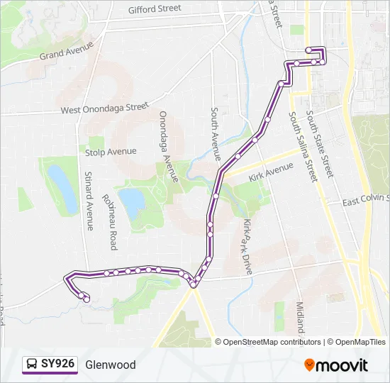 SY926 Bus Line Map