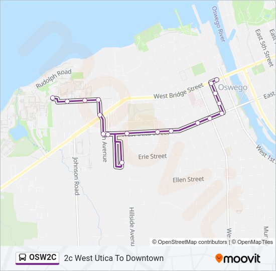 OSW2C Bus Line Map
