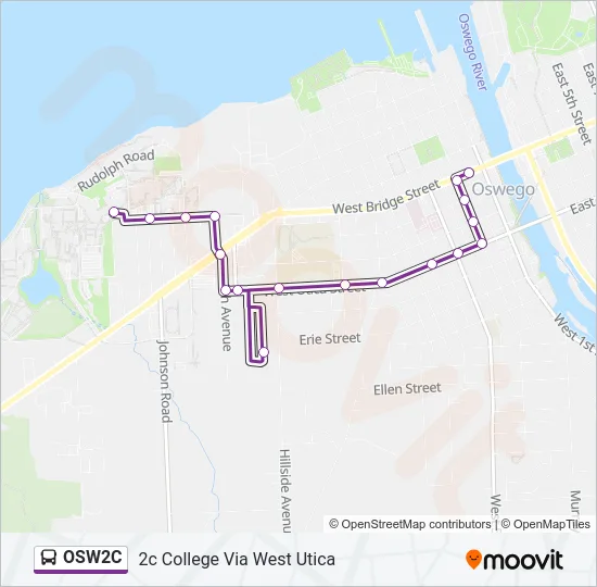 OSW2C Bus Line Map
