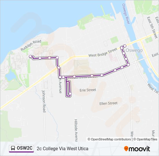 OSW2C bus Line Map