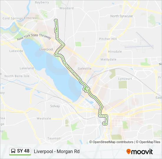 SY 48 Bus Line Map