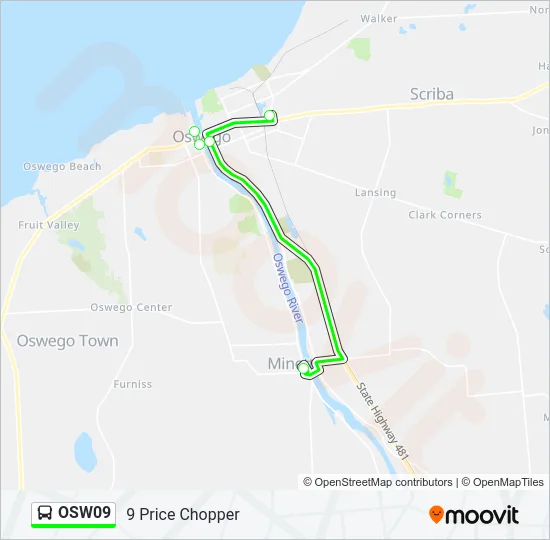 OSW09 Bus Line Map