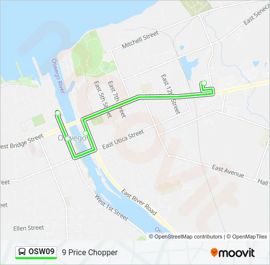 OSW09 Bus Line Map