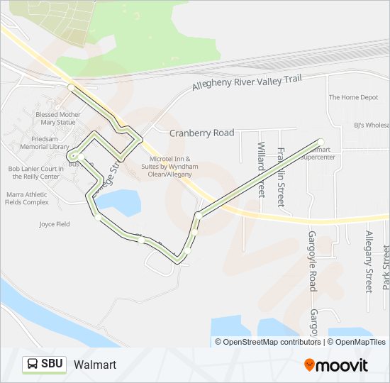 Ruta sbu horarios, paradas y mapas Walmart (Actualizado)