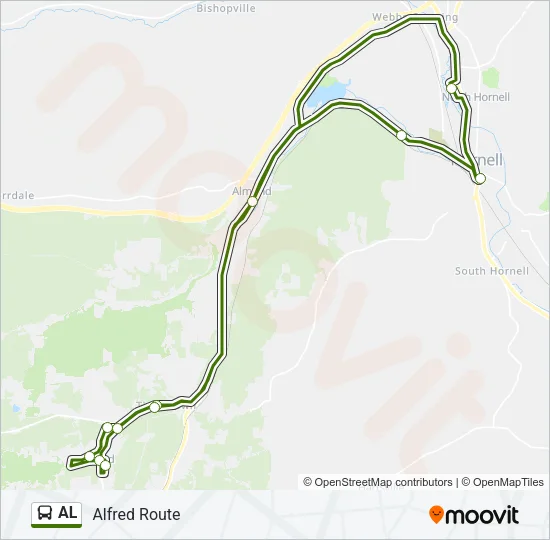 AL Bus Line Map