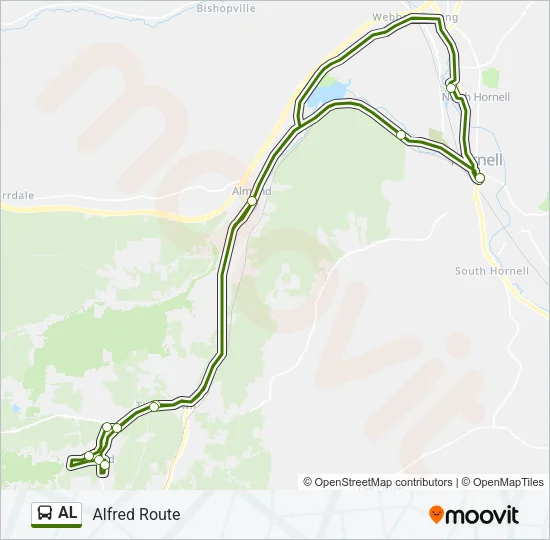 AL Bus Line Map