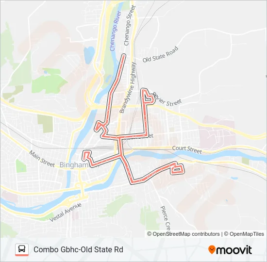 12/28/40 COMBO Bus Line Map
