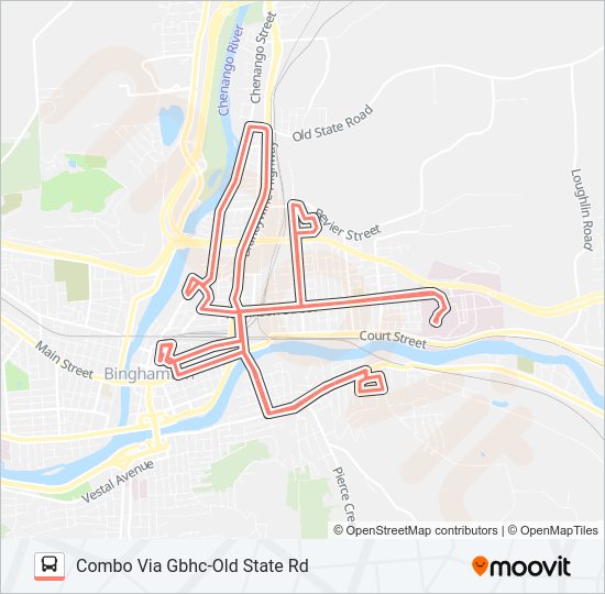 12/28/40 COMBO Bus Line Map