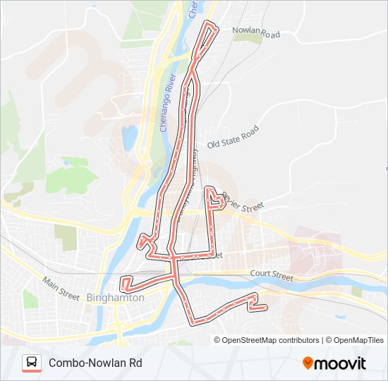 12/28/40 COMBO Bus Line Map