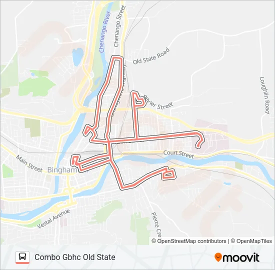 12/28/40 COMBO Bus Line Map