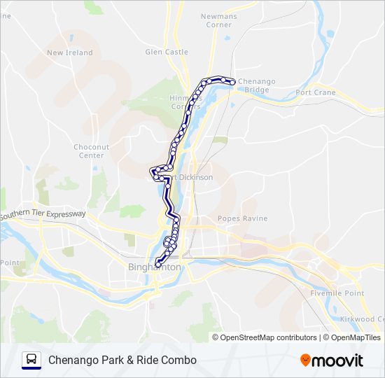 40/8 COMBO bus Line Map