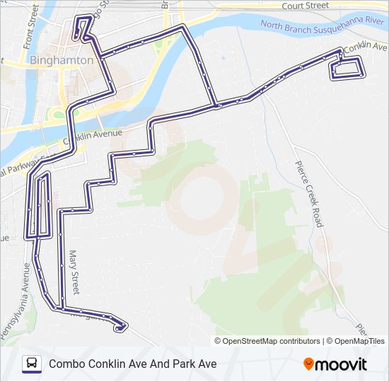 12/3 COMBO Bus Line Map