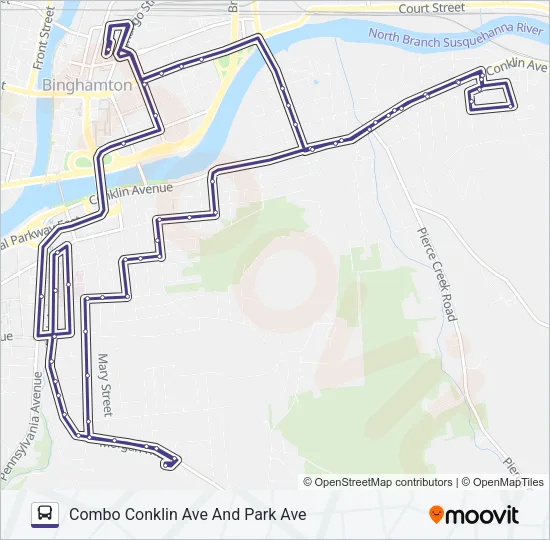 12/3 COMBO Bus Line Map