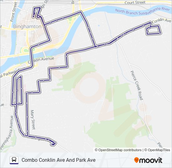 12/3 COMBO bus Line Map