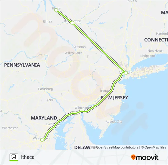 FLIXBUS 2682 Bus Line Map