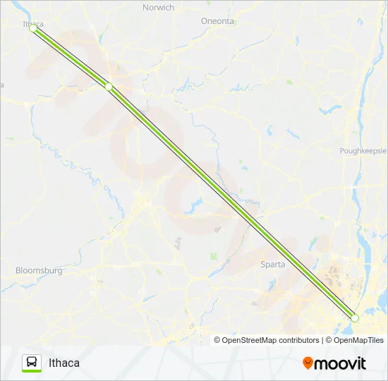 FLIXBUS 2683 Bus Line Map