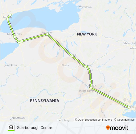 FLIXBUS 2685 Bus Line Map
