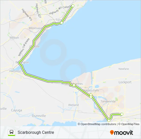 FLIXBUS 2703A Bus Line Map