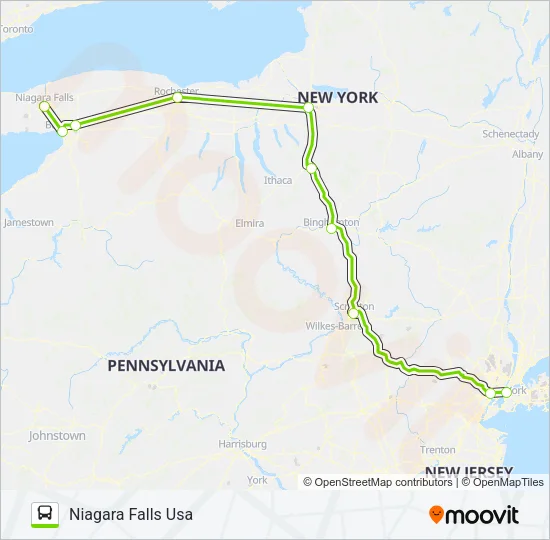 FLIXBUS N2686 Bus Line Map