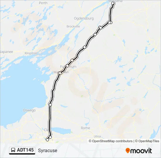 ADT145 Bus Line Map