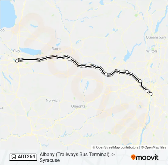 ADT264 Bus Line Map