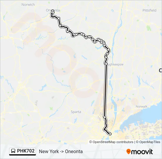 PHK702 Bus Line Map