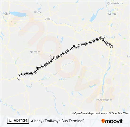 ADT134 Bus Line Map