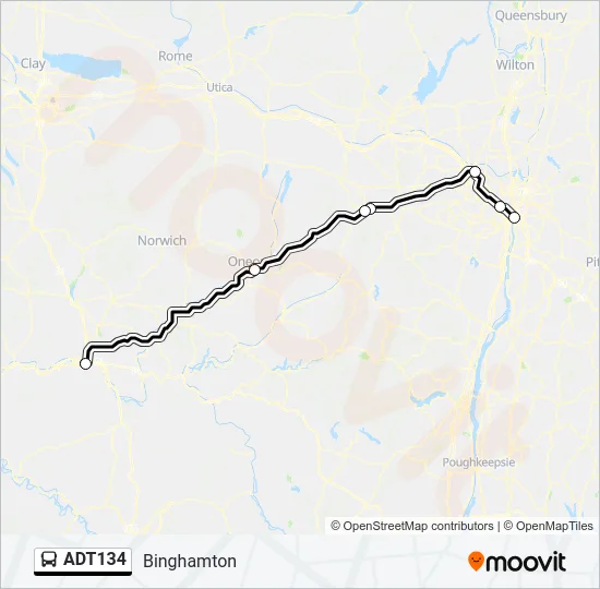 ADT134 Bus Line Map