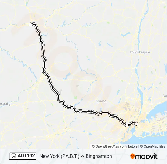 ADT142 Bus Line Map