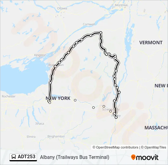 ADT253 Bus Line Map