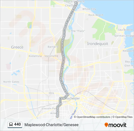 440 Bus Line Map