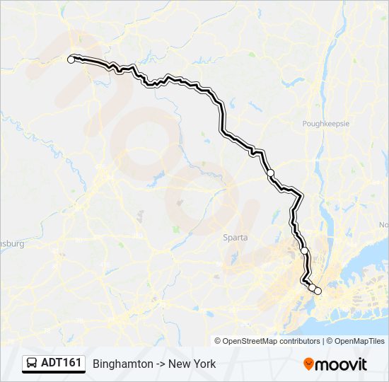 ADT161 Bus Line Map