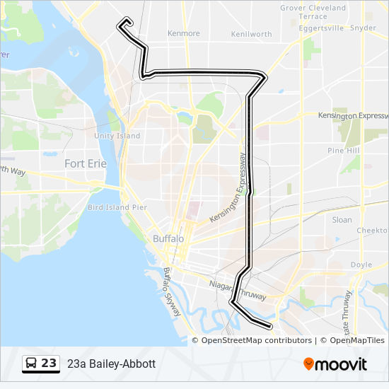23c Bus Route Stops 23 Route: Schedules, Stops & Maps - 23C Bailey-Abbott (Updated)