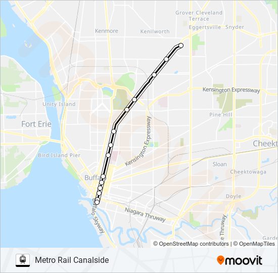 METRO RAIL light rail Line Map