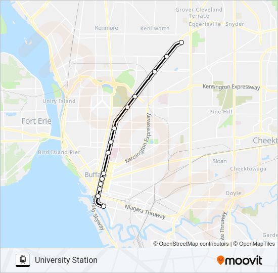 METRO RAIL Light Rail Line Map