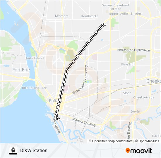 METRO RAIL Light Rail Line Map