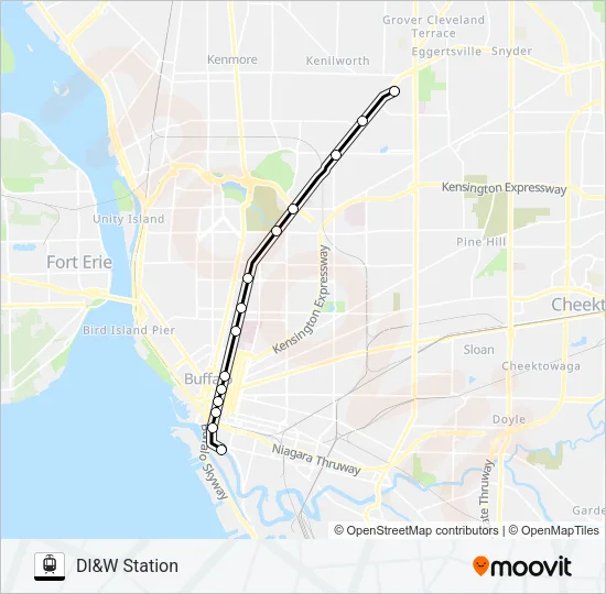 METRO RAIL Light Rail Line Map