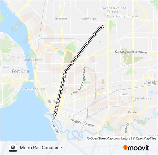 RAIL SINGLE TRACK Light Rail Line Map