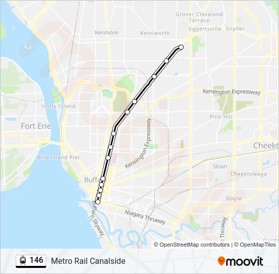 146 Light Rail Line Map